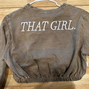 Minaa Monroe that girl crop top shirt
